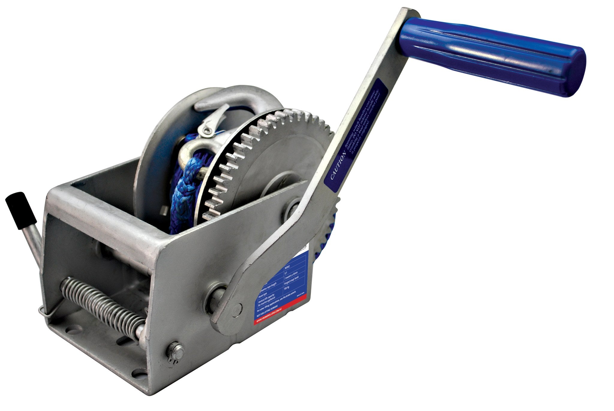 Boat Winch with Rope – Dacromet