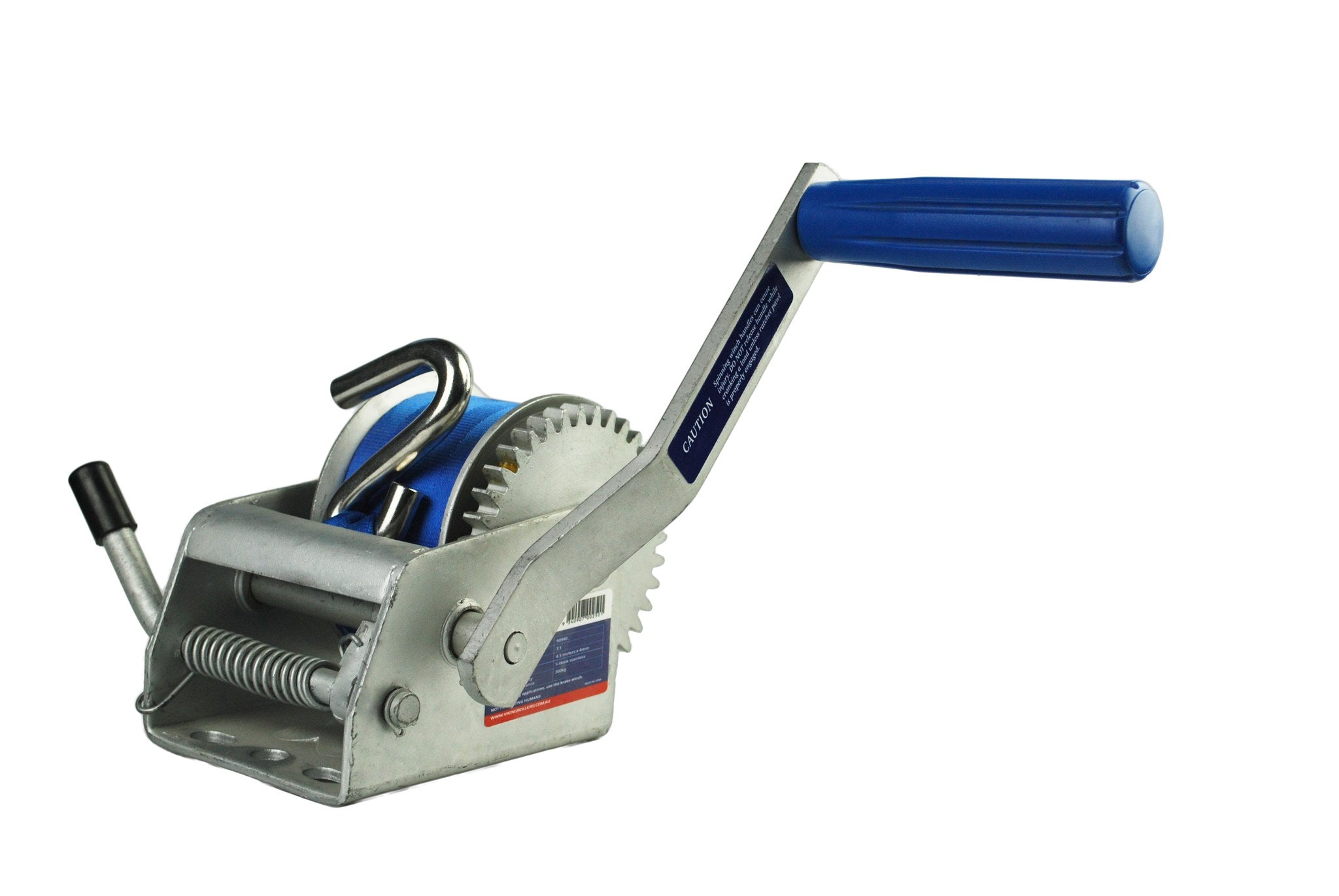 Boat Winch with Strap – Dacromet