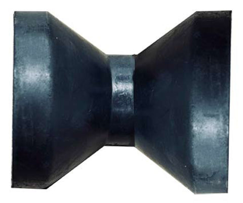 Black Rubber Roller End Caps — Viking Rollers