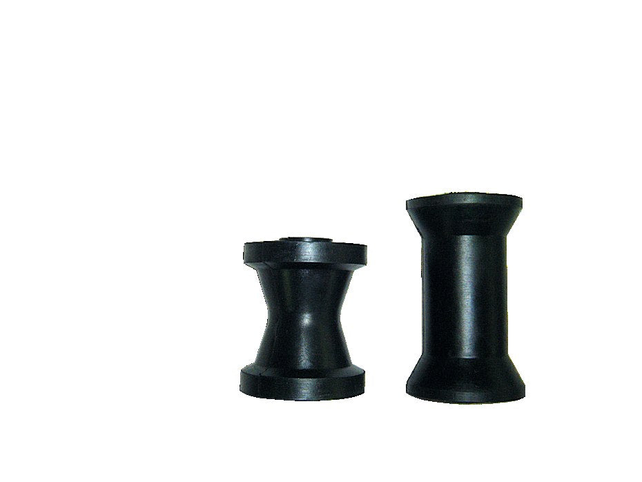 Black Rubber Bow Roller — Viking Rollers