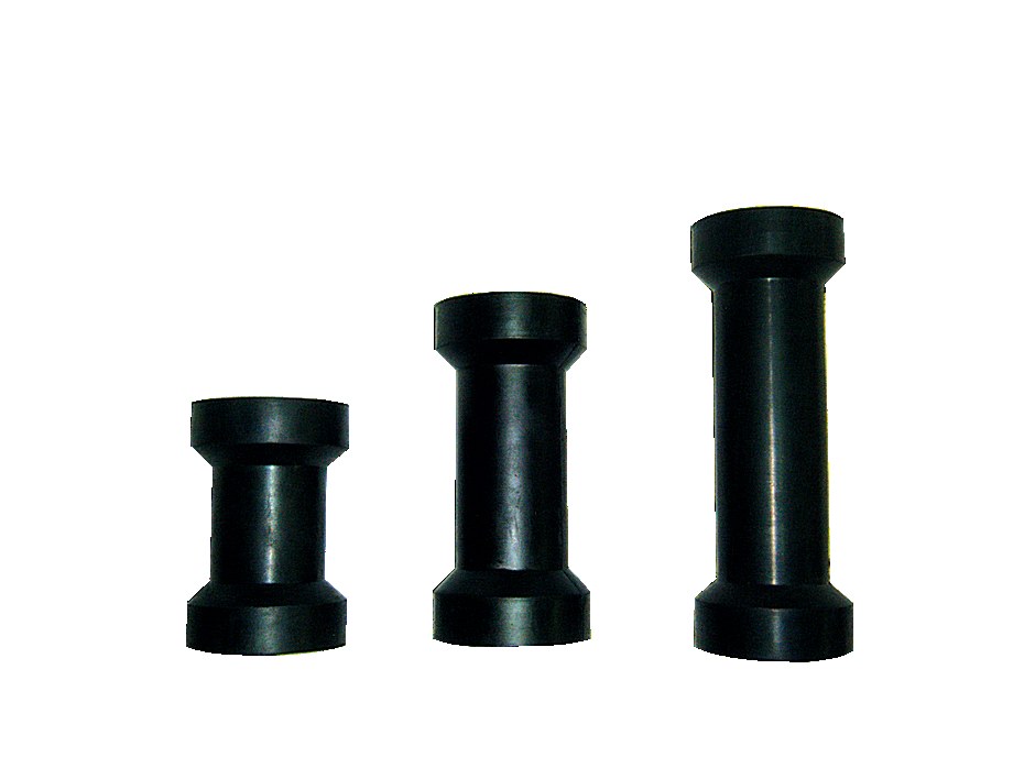 Black Rubber Keel Roller — Viking Rollers
