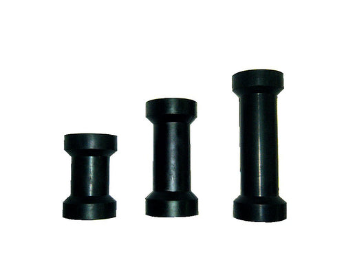 Black Rubber Keel Roller — Viking Rollers