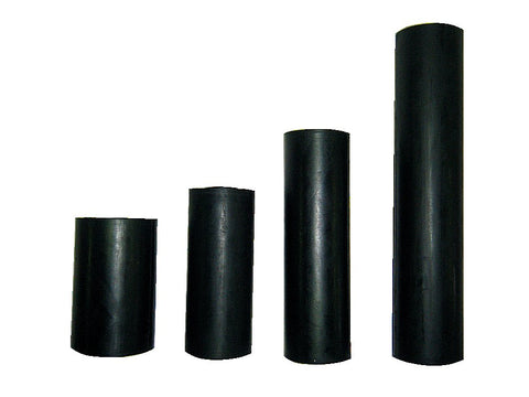 Black Rubber Bilge Roller — Viking Rollers