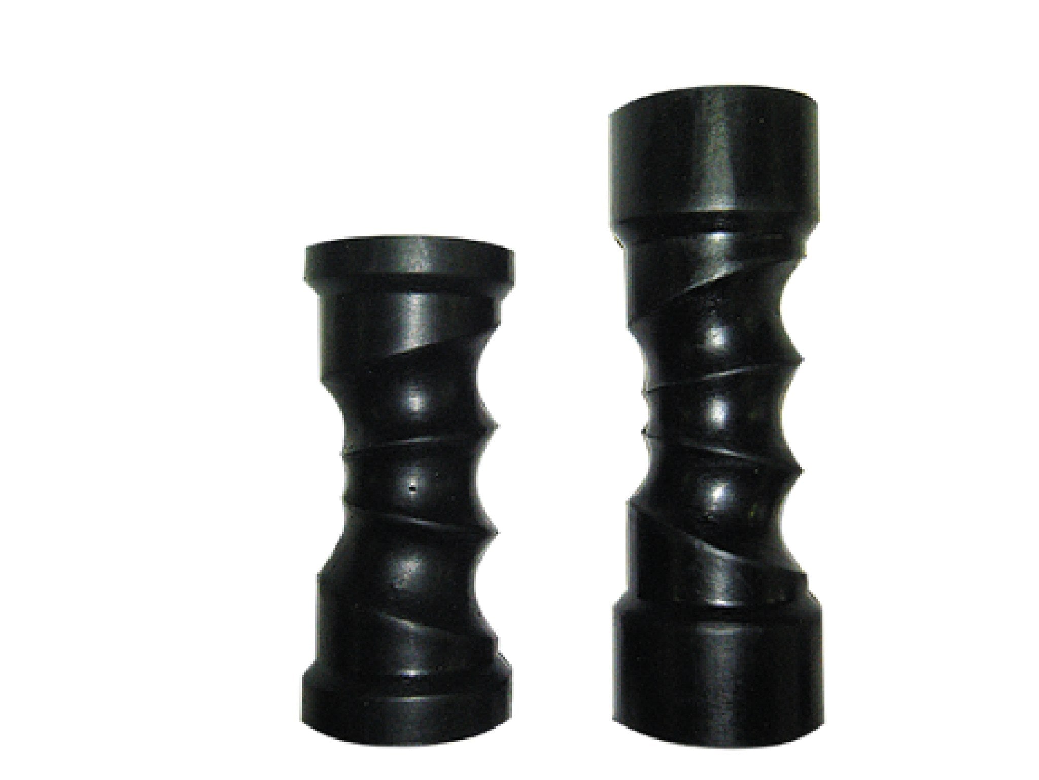 Black Rubber Self Centre Roller — Viking Rollers