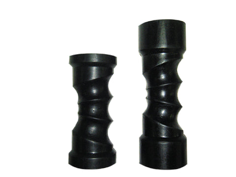 Black Rubber Self Centre Roller — Viking Rollers