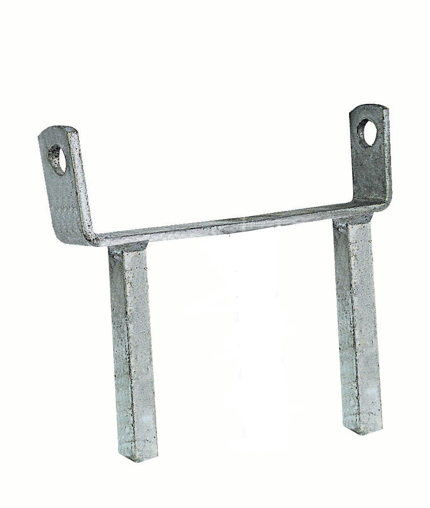 Twin Stem Flat Roller Bracket – Galvanised — Viking Rollers