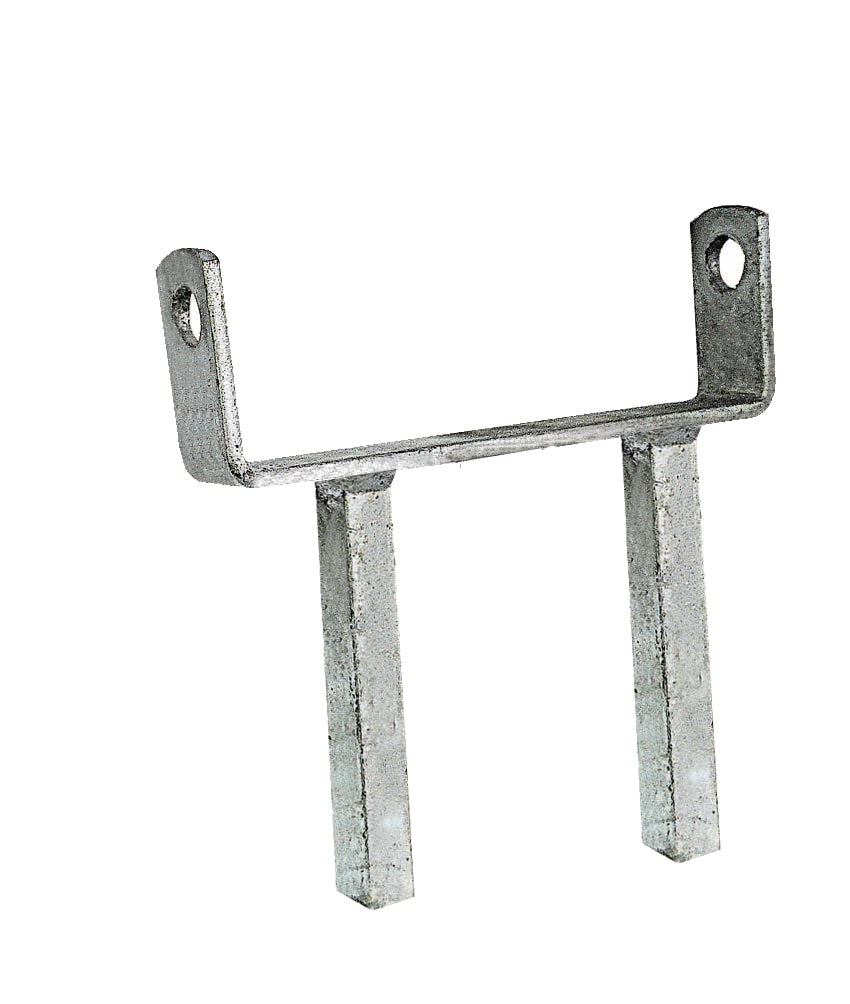 Twin Stem Flat Roller Bracket – Galvanised