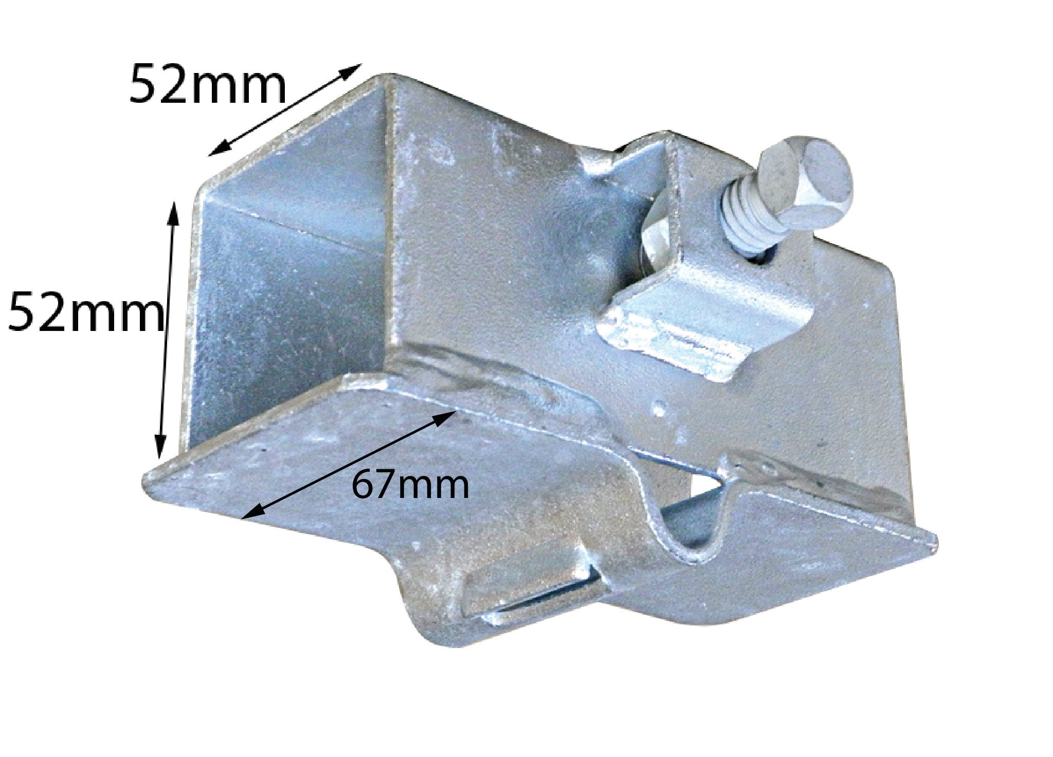 Pivot Block – Galvanised — Viking Rollers