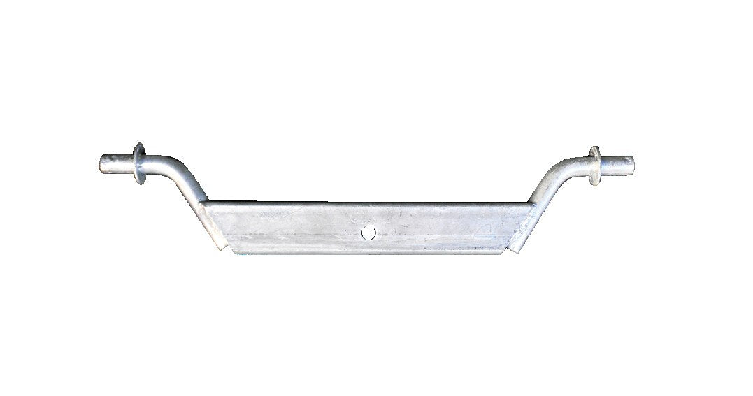 Dual Fixed Wobble Arm – Galvanised — Viking Rollers