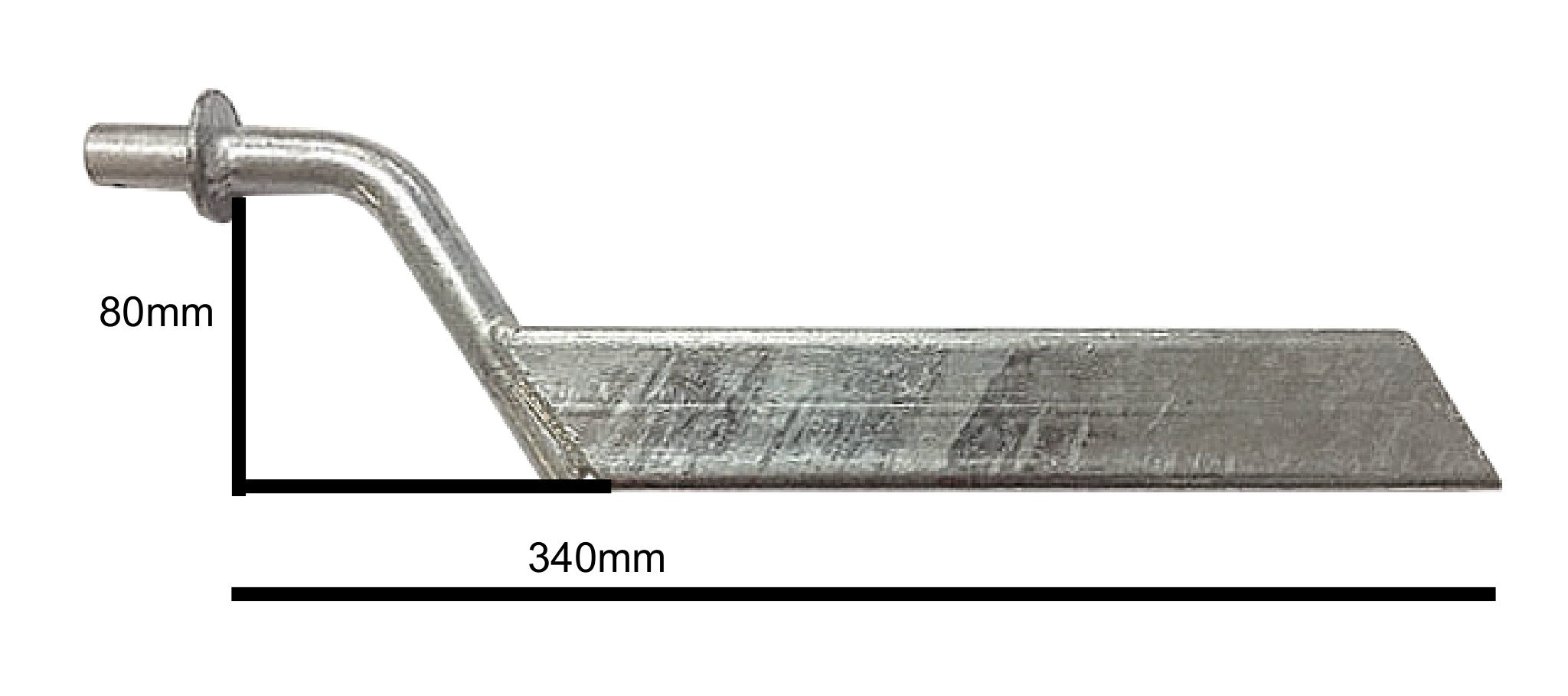 Adjustable Wobble Arm – Galvanised — Viking Rollers