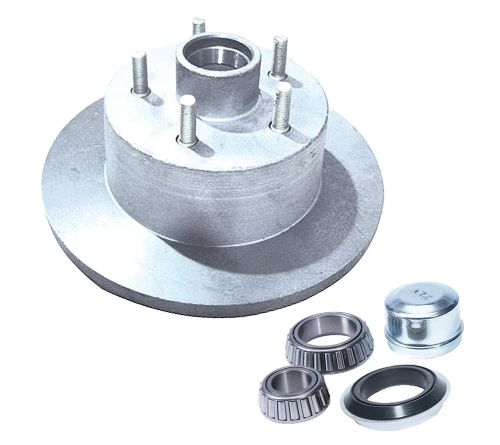 10" Disc Hub – Galvanised — Viking Rollers