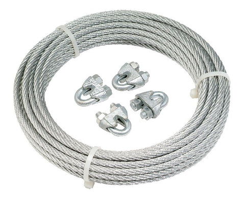 Brake Cable with Wire Grip – 4mm Galvanised — Viking Rollers