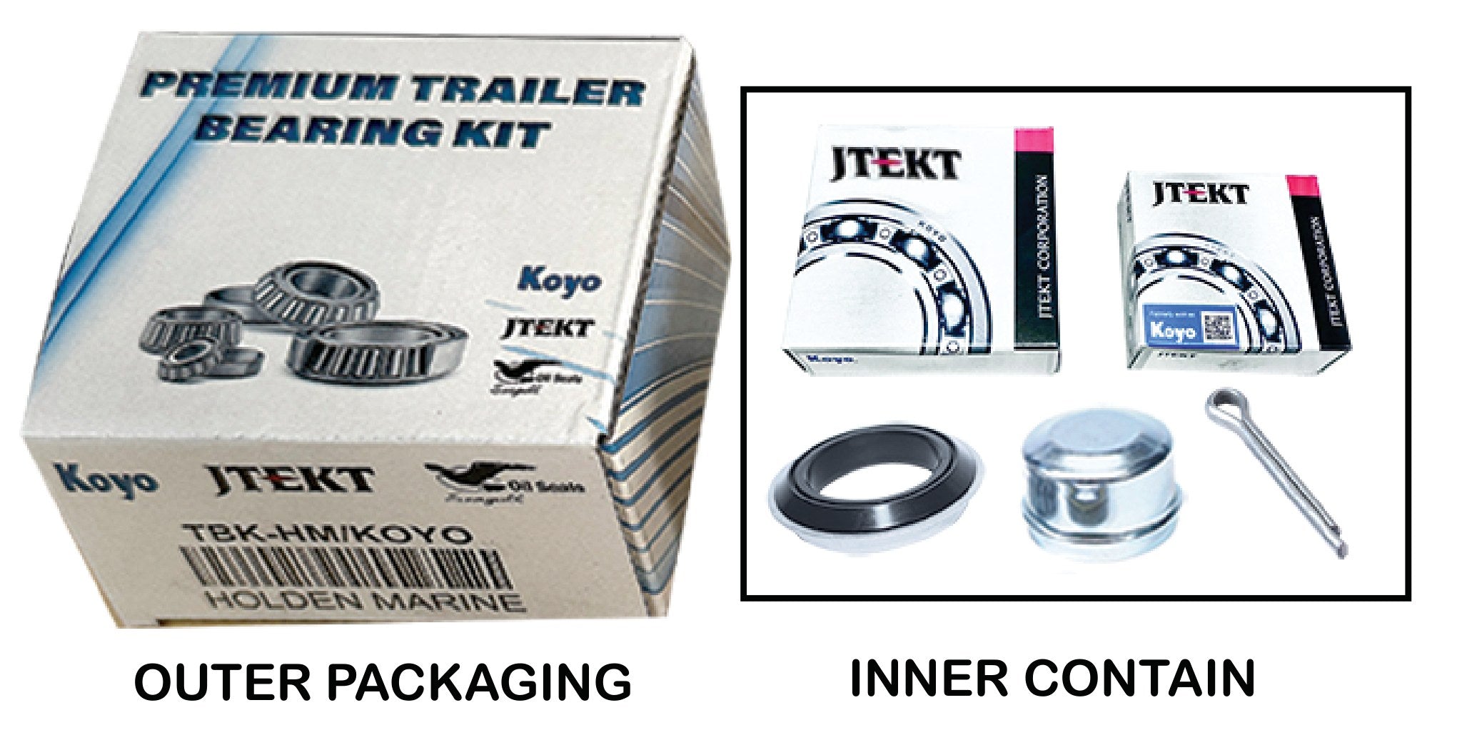 KOYO Marine Bearing Kit — Viking Rollers