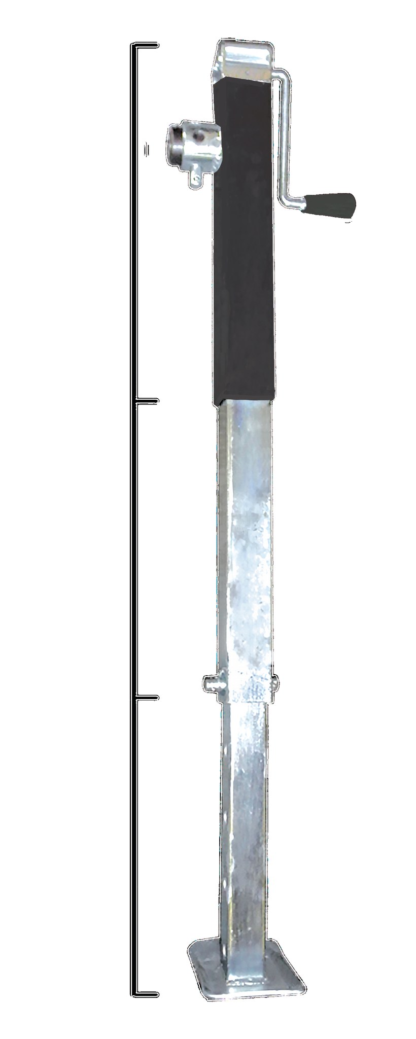 Drop Leg Jack Stand – 65mm Square — Viking Rollers