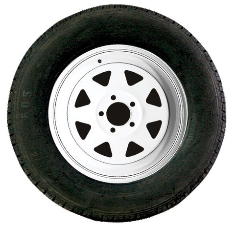 Powder-Coated White Rim & Tyre – Ford — Viking Rollers