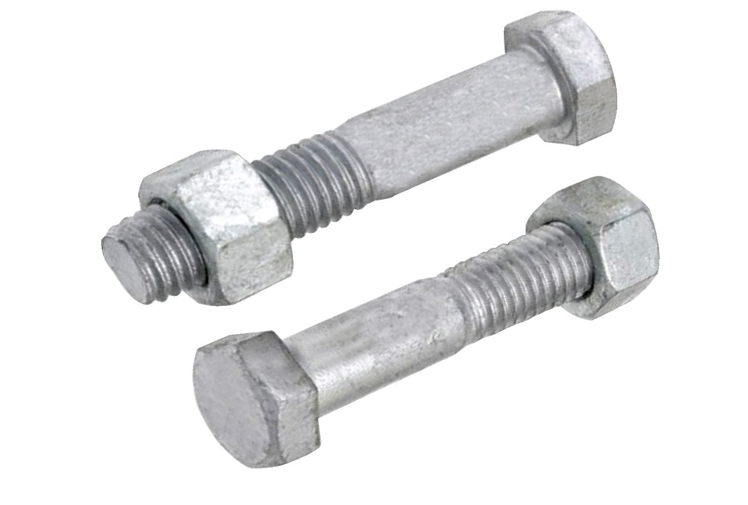 Hex Bolt & Nut – Galvanised — Viking Rollers