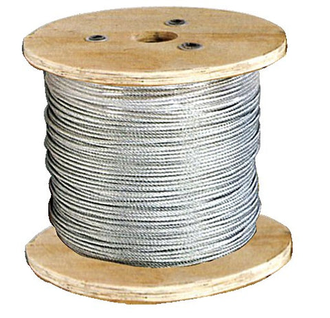 Brake Cable Reel – 4mm 7x7 Galvanised, 500m — Viking Rollers