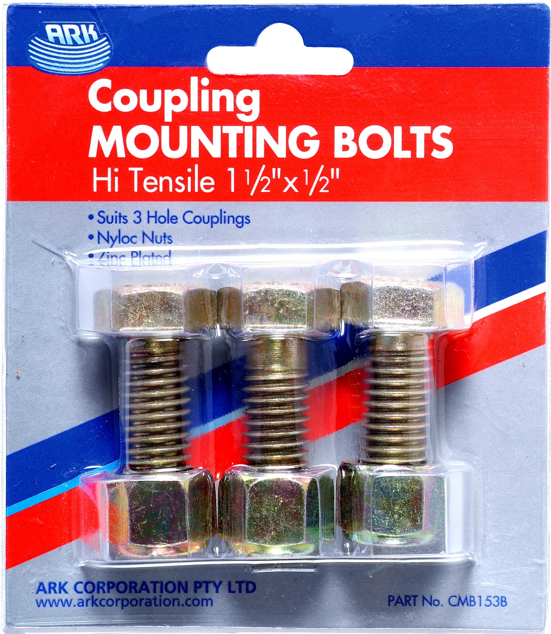 Coupling Mounting Bolt – Hi Tensile with Nyloc Nuts — Viking Rollers
