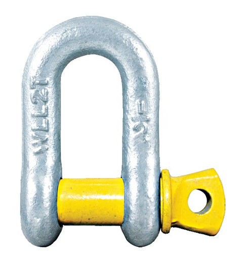 Rated Dee Shackle – Galvanised — Viking Rollers