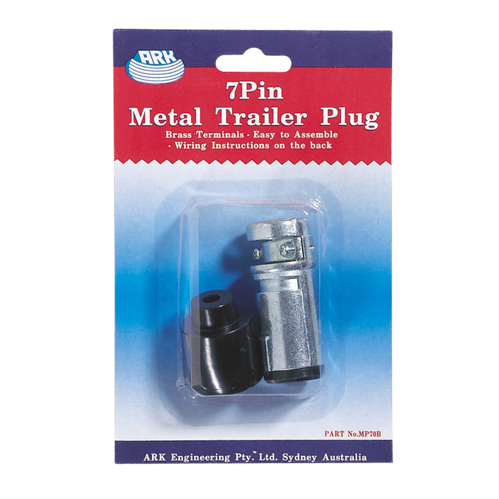 Metal Trailer Plug - 7 Pin Small Round — Viking Rollers
