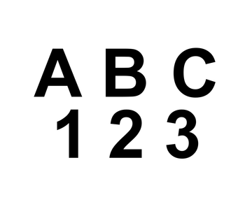Boat Letters 8" (Pairs) – Queensland Regulation
