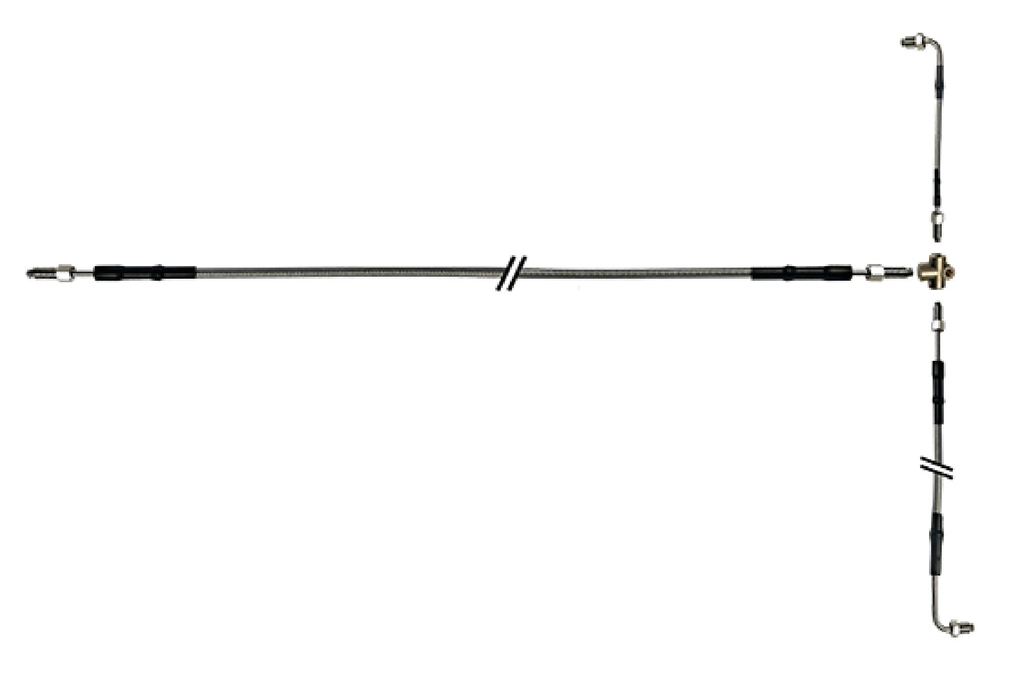 Stainless Hydraulic Brake Line Kit — Viking Rollers