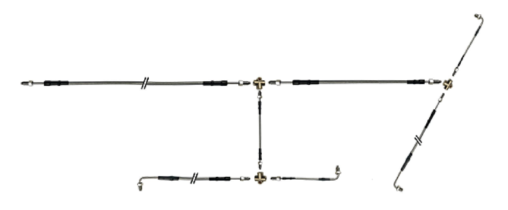 Stainless Hydraulic Brake Line Kit — Viking Rollers
