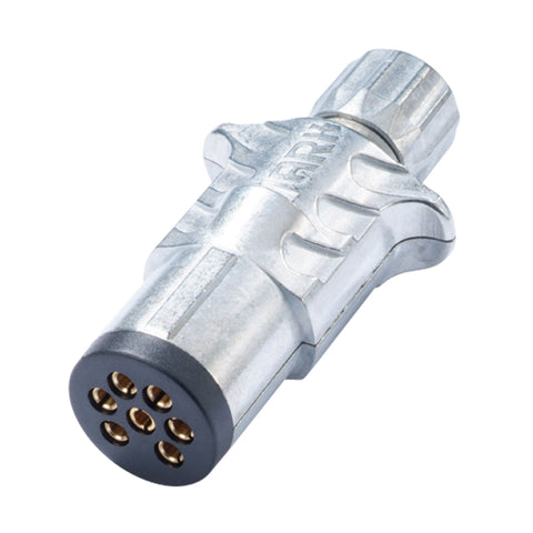 Metal Trailer Plug - 7 Pin Small Round — Viking Rollers