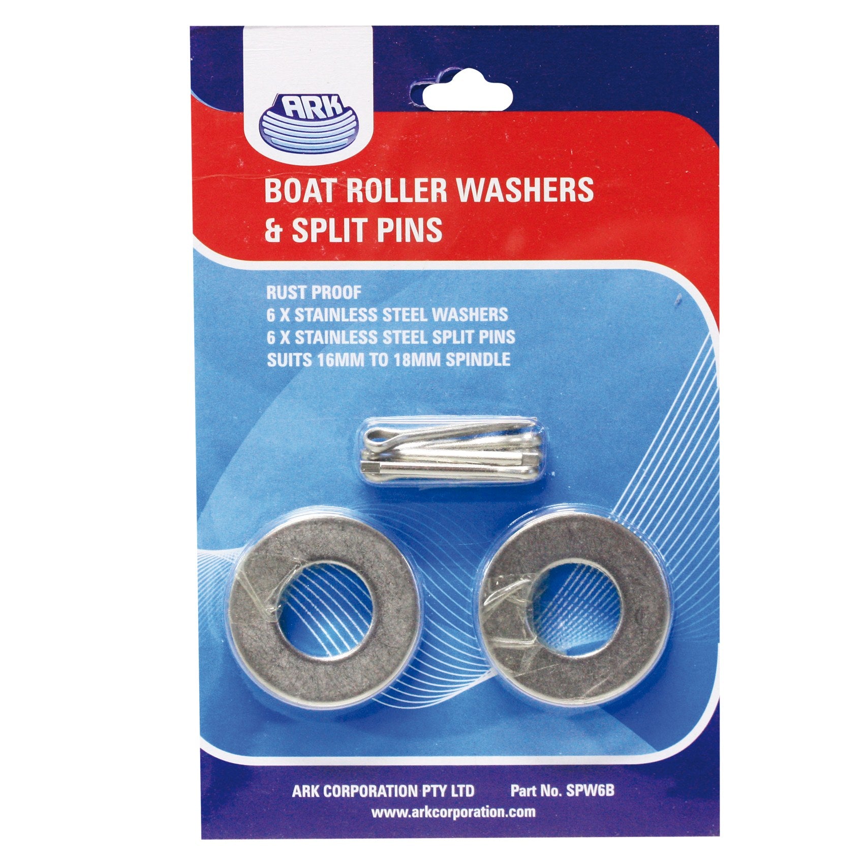 Axle Washers, Nuts & Split Pins — Viking Rollers